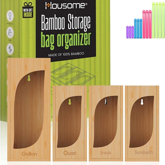 Kitchen New Bamboo Ziplock Organizer For Drawertidy Your Kitchen